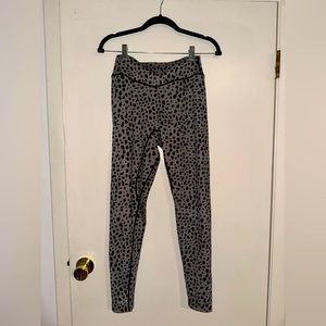 Balance Athletica leopard leggings, size large